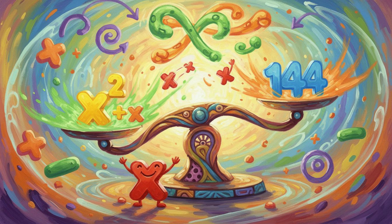 How to Solve the Equation x² - x = 144 Step by Step