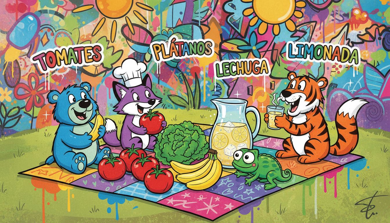 What Are Common Words for Food and Drinks in Spanish?