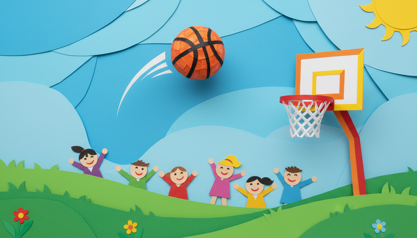 How to Determine When a Ball Reaches a Hoop in Projectile Motion