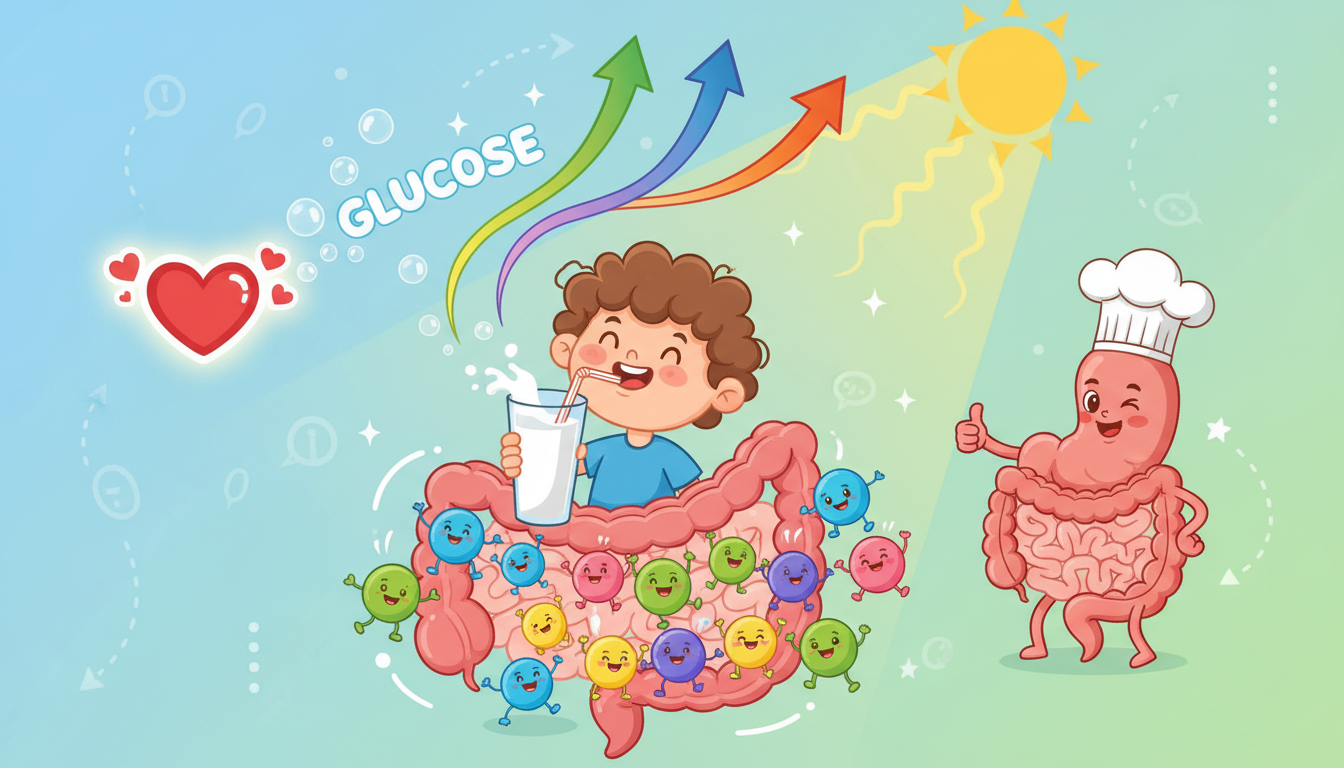 Why Measure Blood Glucose After Drinking Milk to Test Lactose Digestion?